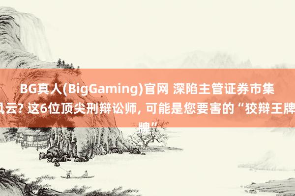 BG真人(BigGaming)官网 深陷主管证券市集风云? 这6位顶尖刑辩讼师， 可能是您要害的“狡辩王牌”