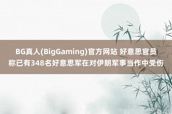 BG真人(BigGaming)官方网站 好意思官员称已有348名好意思军在对伊朗军事当作中受伤